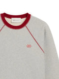 AMI Paris contrast-stitch raglan-sleeve sweatshirt