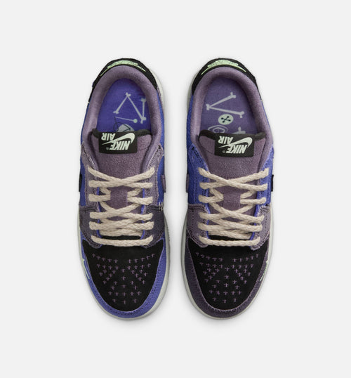 Air Jordan 1 Low OG Grade School Lifestyle Shoes - Regency Purple Dark Raisin