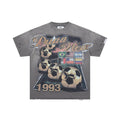 DUAA WC 93 Soccer Flag Distressed Graphic T-Shirt