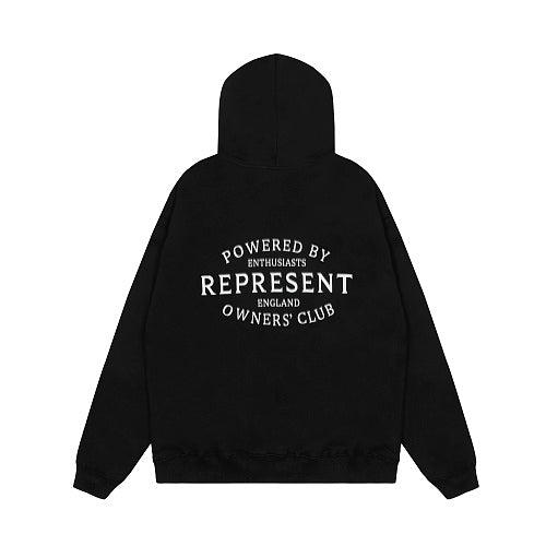Represent Owners' Club Stamp Hoodie Black