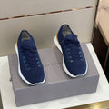 Brunello Cucinelli Men's Knit Lace-Up Sneakers - Textured Knit Upper